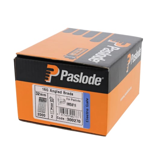 Paslode Angled Brad Fuel Pack & Nails for F16 x 32mm