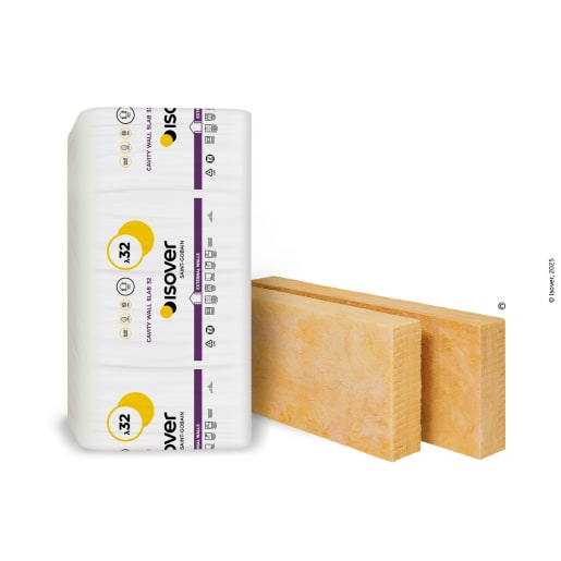 Isover 32 Timber Frame Batt 1.2m x 570 x 90mm Pack of 5