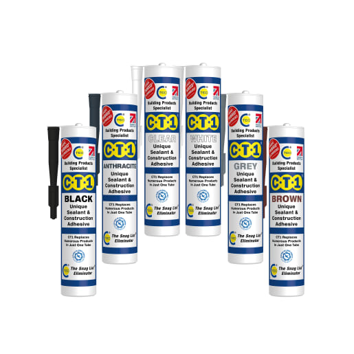 C-Tec CT1 Anthracite TRIBRID® Multi Purpose Sealant & Adhesive - 290ml