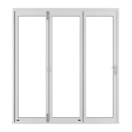 JCI FSC Pre-Finished Slimline External Bi-fold Door Set 1.8m White