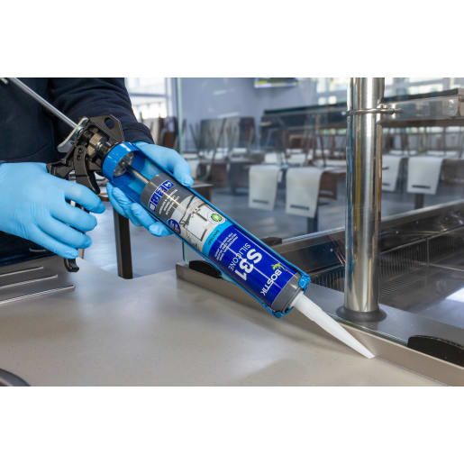 Bostik S31 Neutral Cure Sanitary Silicone Sealant 310ml Clear