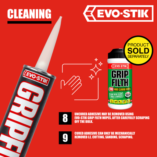 Evo-Stik Gripfill Xtra Solvent Adhesive 350ml