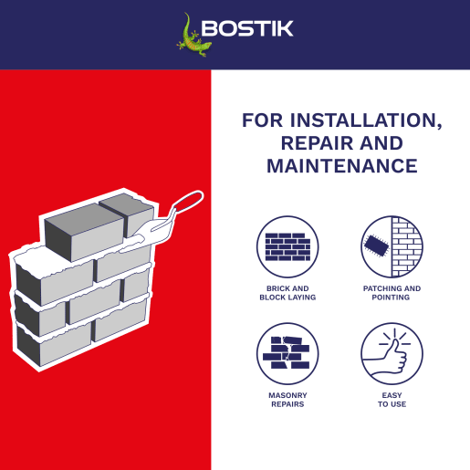 Bostik Cementone General Purpose Mortar 5kg Grey