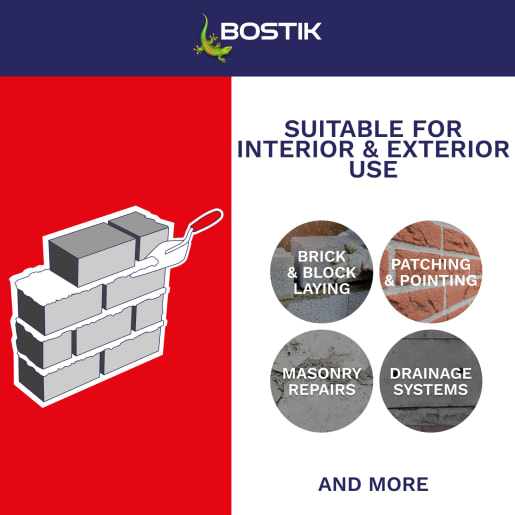 Bostik Cementone General Purpose Mortar 5kg Grey
