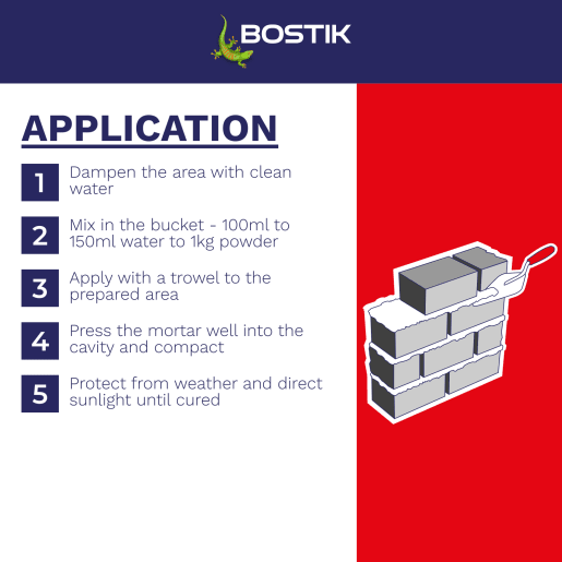 Bostik Cementone General Purpose Mortar 5kg Grey