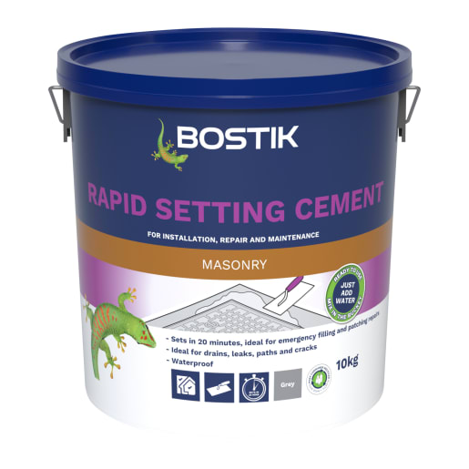 Bostik Cementone Rapid Setting Cement 10kg Grey