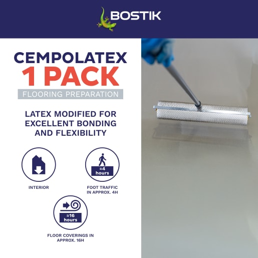 Bostik Cempolatex Latex Floor Leveller 20kg Grey