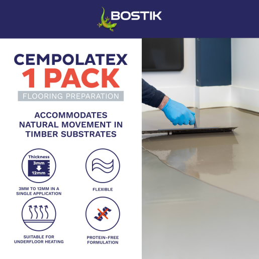 Bostik Cempolatex Latex Floor Leveller 20kg Grey