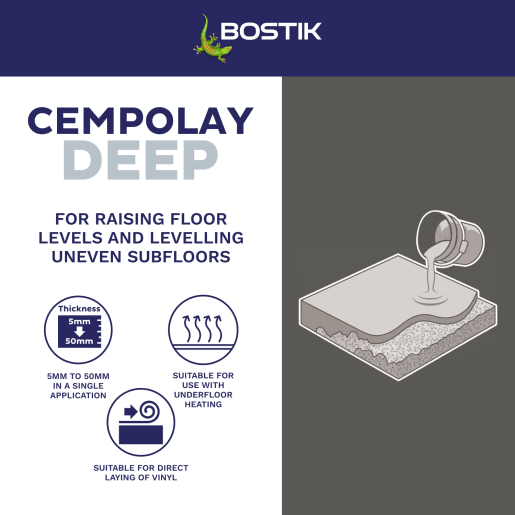 Bostik Cementone Cempolay Deep Levelling Compound 20kg