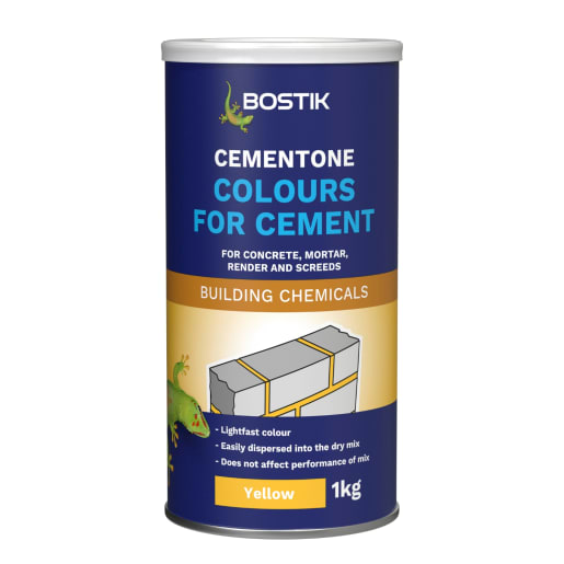 Bostik Cementone Colours for Cement 1kg Yellow