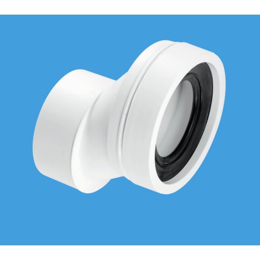 McAlpine 40mm Offset Rigid WC Connector