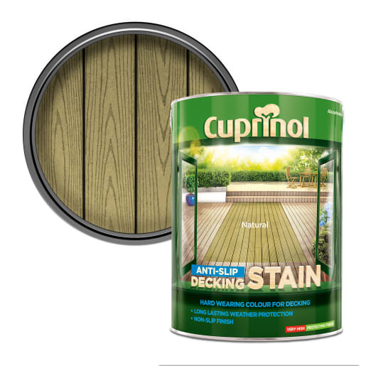 Cuprinol Anti-Slip Decking Stain 5L Natural