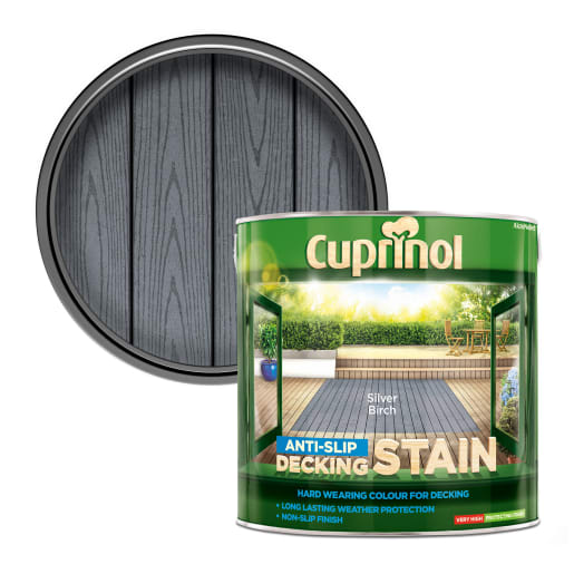 Cuprinol Anti-Slip Decking Stain 2.5L Silver Birch
