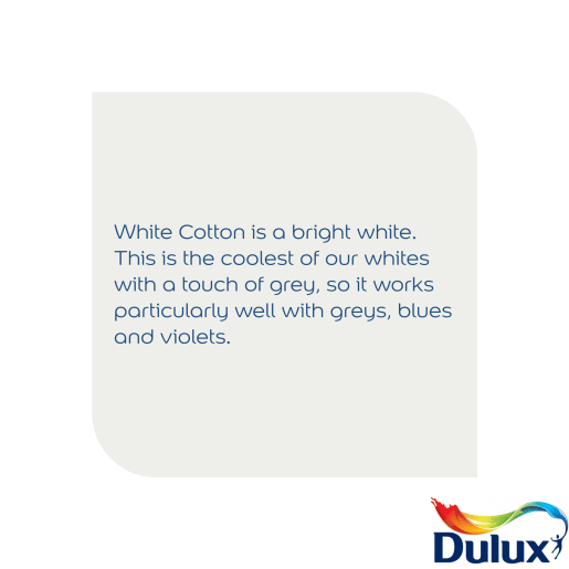 Dulux Trade Vinyl Matt Emulsion 5L White Cotton
