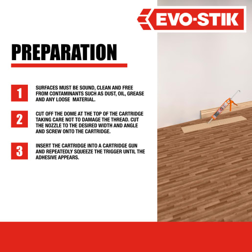 Evo-Stik Sticks Like Sh*t All Weather Adhesive 290ml Clear