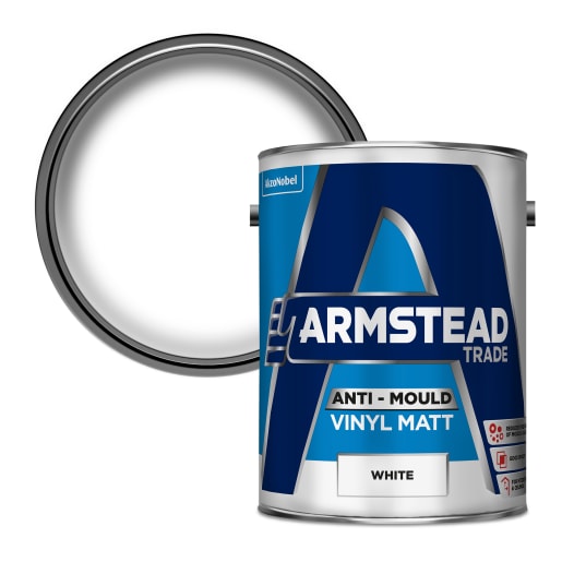Armstead Trade Anti-Mould Vinyl 5.0L Matt White