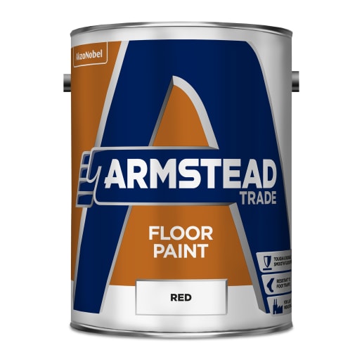 Armstead Trade Floor Paint 5 Litre Red