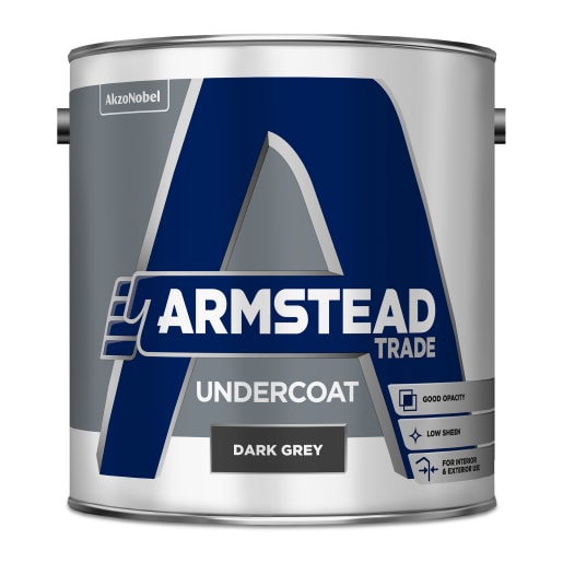 Armstead Trade Undercoat 2.5 Litre Dark Grey