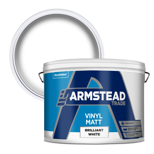 Armstead Trade Vinyl Matt 10L Brilliant White