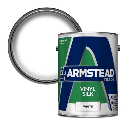 Armstead Trade Vinyl Silk 5 Litre White
