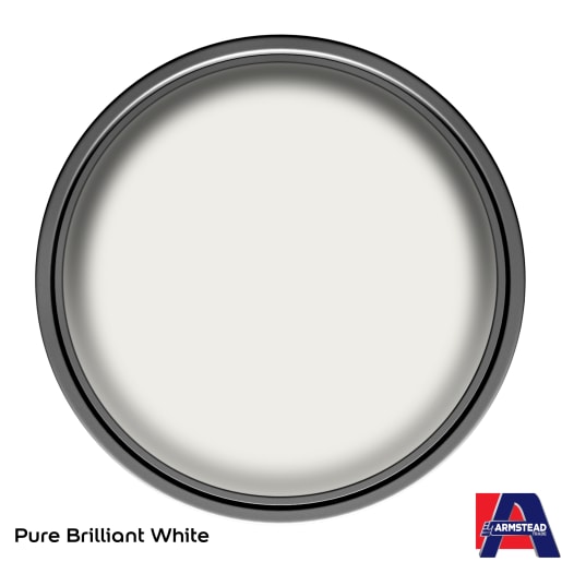 Armstead Trade Quick Dry Satin Brilliant 1L White