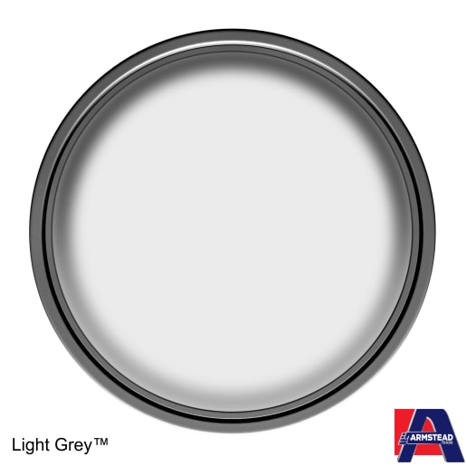 Armstead Trade Contract Matt Emulsion Paint 10L Light Grey