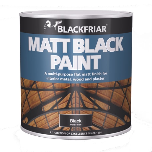 Blackfriar Matt Paint 1 Litre Black