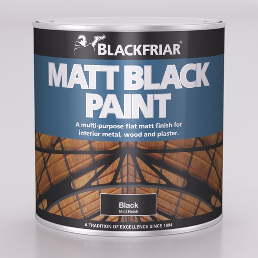 Blackfriar Matt Paint 1 Litre Black