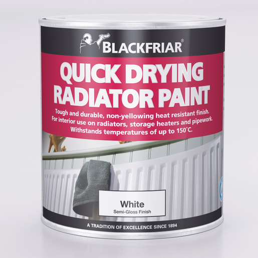 Blackfriar Quick Drying Radiator Paint 500ml White