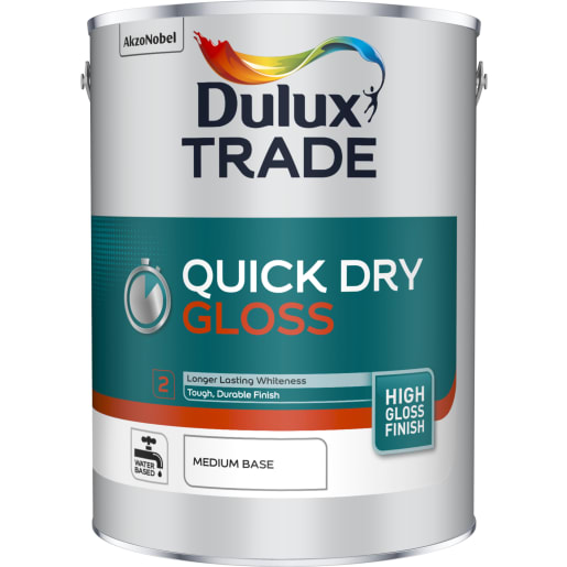 Dulux Trade Quick Dry Gloss Medium Base 5L