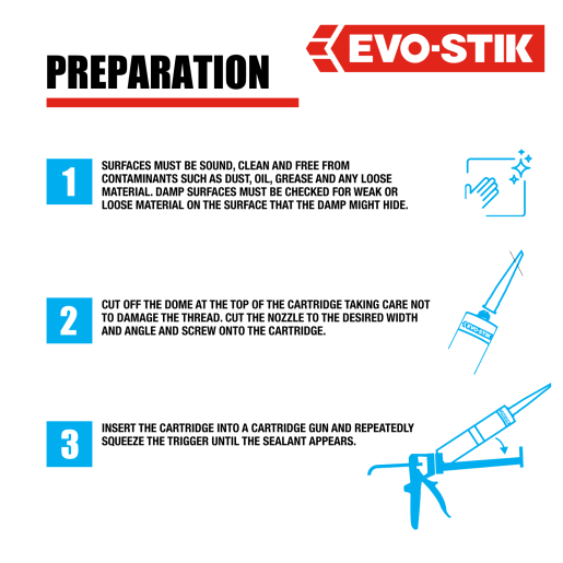 Evo-Stik Sticks Like Sh*t Ultra Waterproof Sealant 290ml Clear