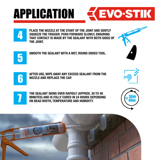 Evo-Stik Sticks Like Sh*t Ultra Waterproof Sealant 290ml Clear