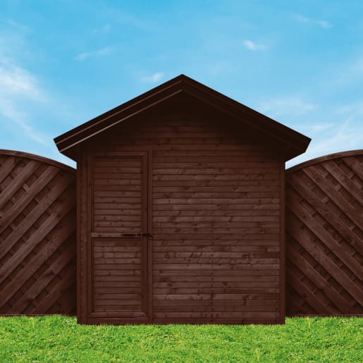 Ronseal 5 Year Fence Life+ Shed & Fence Protector 5L Dark Oak