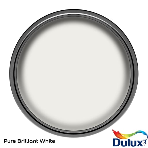 Dulux Trade Vinyl Silk Emulsion Paint 5L Pure Brilliant White