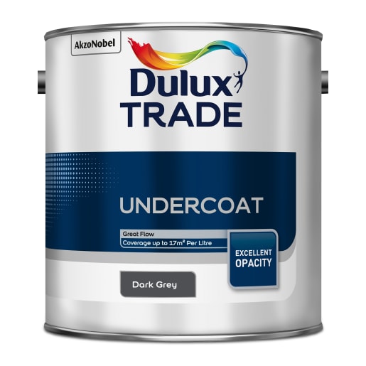 Dulux Trade Undercoat Paint 2.5L Dark Grey
