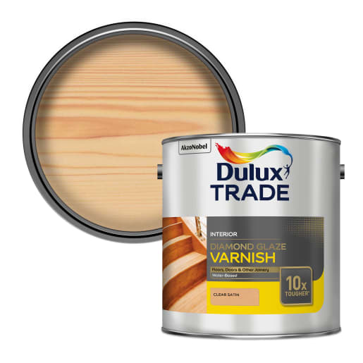 Dulux Trade Diamond Glaze 2.5L Clear Satin
