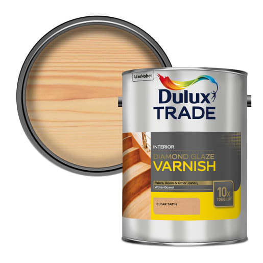 Dulux Trade Diamond Glaze 5L Clear Satin