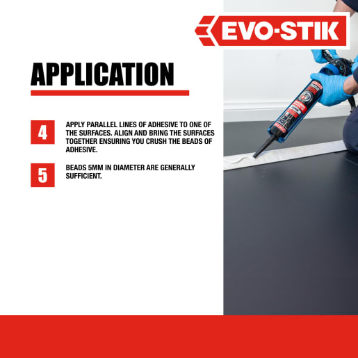 Evo-Stik Sticks Like Sh*t Turbo All Weather Adhesive 290ml White