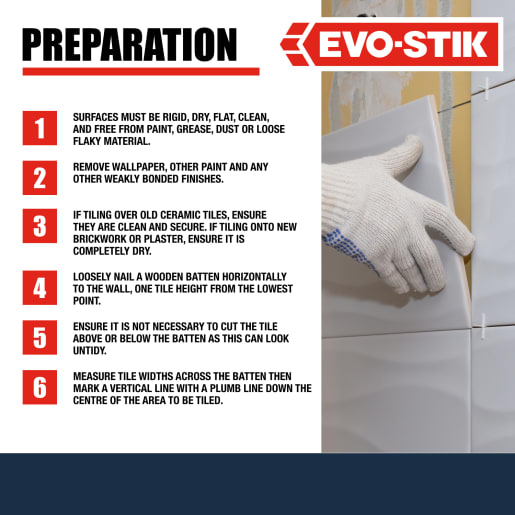 Evo-Stik Mould Resistant Standard Wall Tile Adhesive & Grout 2.5L White