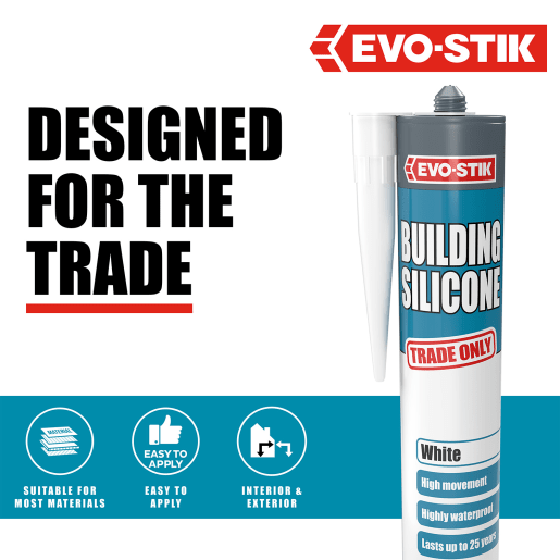 Evo-Stik Building Silicone Sealant White