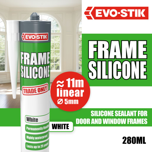 Evo-Stik Frame Silicone Sealant White
