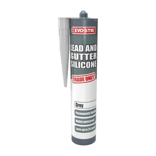 Evo-Stik Lead and Gutter Silicone Sealant 280ml Grey