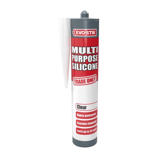 Evo-Stik Multi Purpose Silicone Sealant 280ml Clear