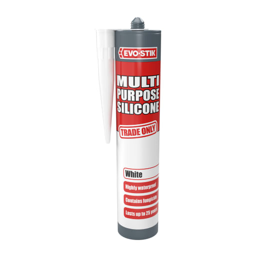 Evo-Stik Multi Purpose Silicone Sealant 280ml White