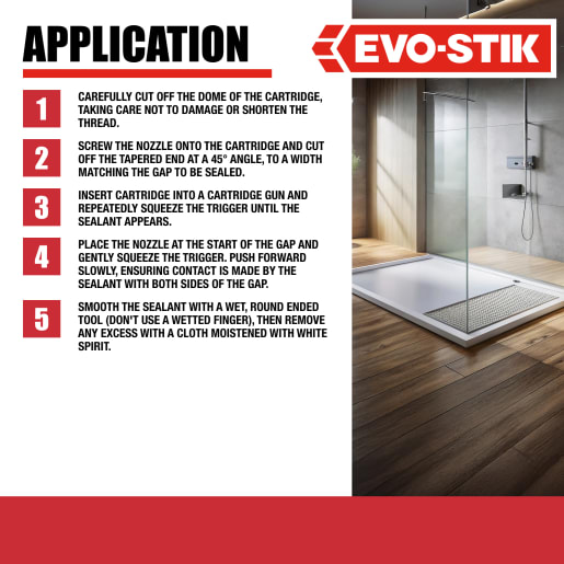 Evo-Stik Multi Purpose Silicone Sealant 280ml White