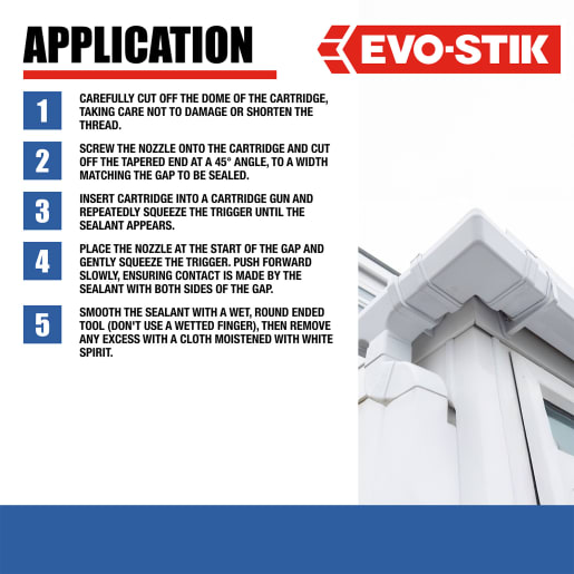Evo-Stik Roof and Gutter Sealant Black C20