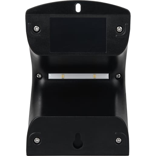 Luceco Guardian Solar LED Wall Light with PIR Motion Sensor 1.5W Black