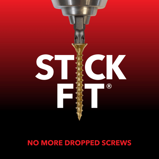 Ulti-Mate® Stick-Fit® Woodscrews - Heavy Duty Trade Case Assortment - 1100pcs