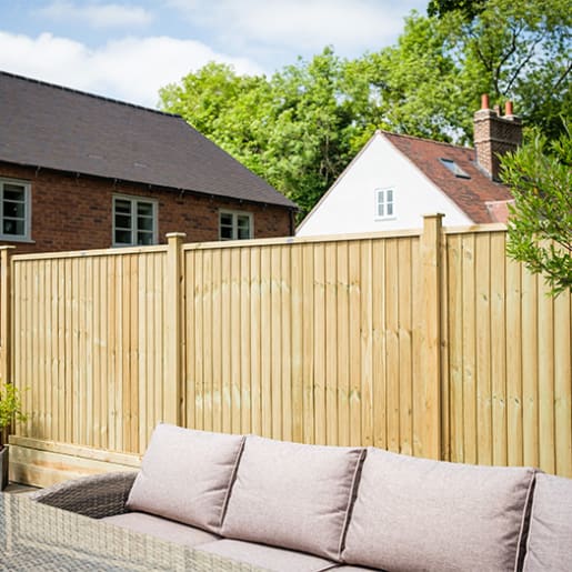 Superior Closeboard 6ft x 5ft Pressure Treated Green