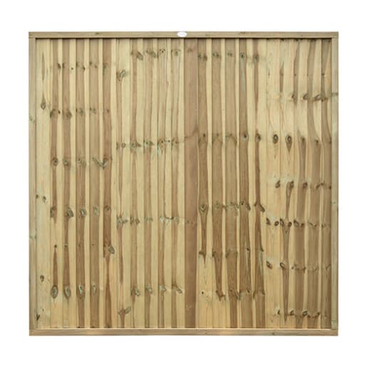 Superior Closeboard 6ft x 6ft Pressure Treated Green